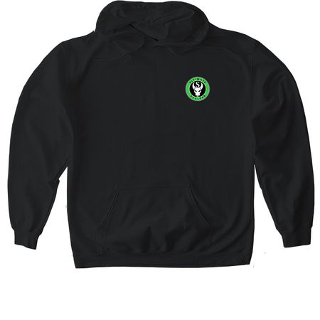 Ultimate Merch, a Black Gildan Softstyle Pullover Hoodie