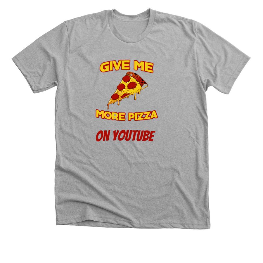 Pizza Drip ., a Athletic Heather Premium Unisex Tee