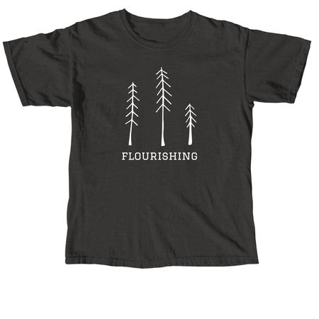 '26 Theme Flourishing, a Pepper Comfort Colors Unisex Tee