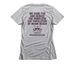 SoBe Cats, a Dark Heather Grey Women's Slim Fit Tee (back-view)