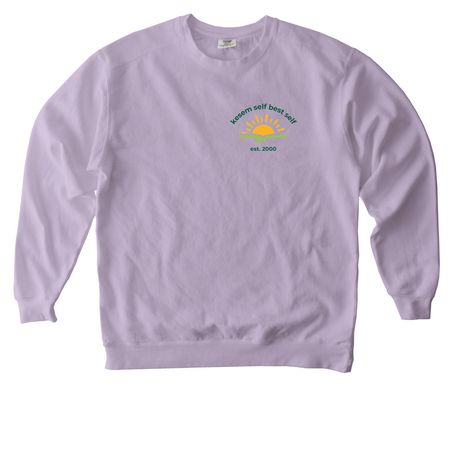 Kesem Self Best Self Shirt, a Orchid Comfort Colors Crewneck Sweatshirt