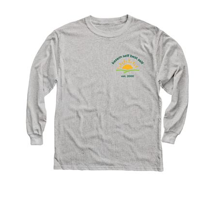 Kesem Self Best Self Shirt, a Sport Grey Youth Long Sleeve Tee
