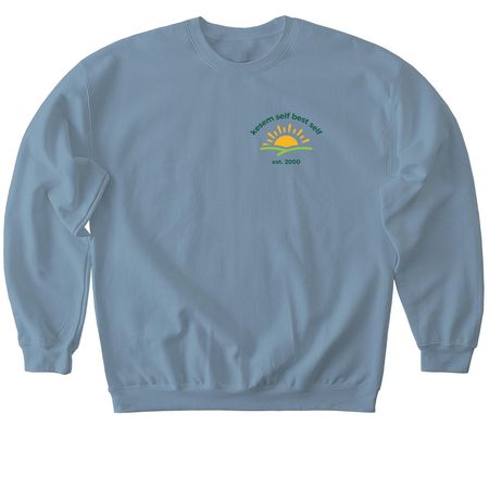 Kesem Self Best Self Shirt, a Stone Blue Softstyle Crewneck Sweatshirt