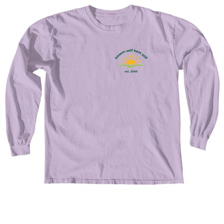 Kesem Self Best Self Shirt, a Orchid Comfort Colors Long Sleeve Tee