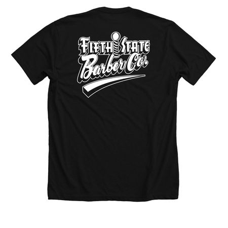 FSBC Shop Logo, a Solid Black Blend Premium Unisex Tee (back-view)