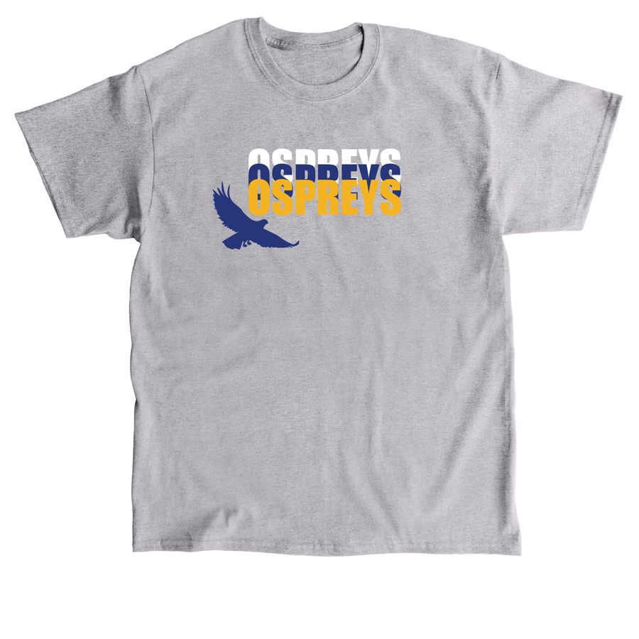 Stacked Osprey, a Sport Grey Classic Unisex Tee
