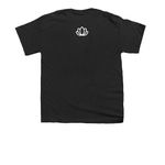 True Jiu-Jitsu, Hickory&nbsp;, a Black Youth Unisex Tee (back-view)