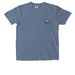 The Coop Homeschool Co-Op Adult T-Shirt, a Blue Jean Comfort Colors Pocket Tee