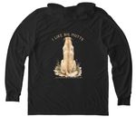 I Like Big Mutts Fall 26? Edition&nbsp;, a Space Black Allmade Eco Triblend Hoodie Tee (back-view)