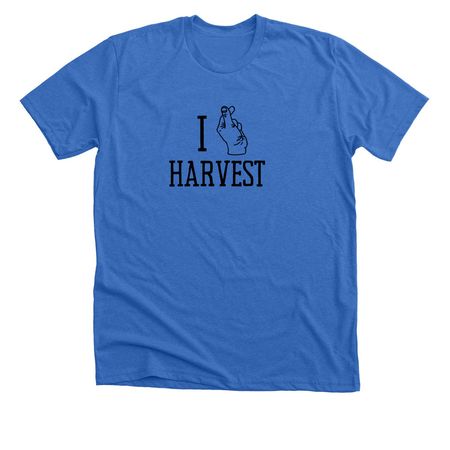 I Kpop Harvest, a Heather True Royal Premium Unisex Tee