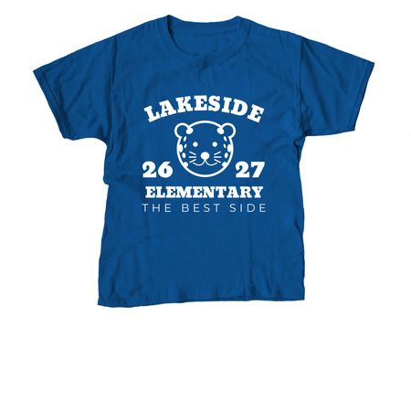 Lakeside PTA Spirit Wear!, a Royal Blue Youth Unisex Tee