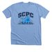 Making a Splash, a Heather Carolina Blue Premium Unisex Tee