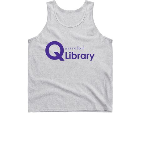 Quatrefoil 20's Logo Shirts, a Sport Grey Classic Unisex Tank Top