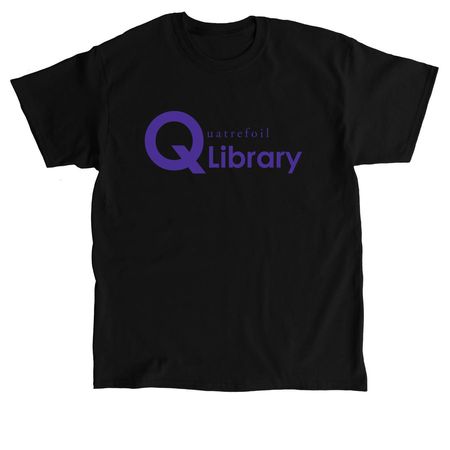 Quatrefoil 20's Logo Shirts, a Black Classic Unisex Tee