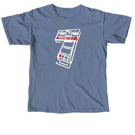 Rewind to 7 Classic Merch, a Blue Jean Comfort Colors Unisex Tee
