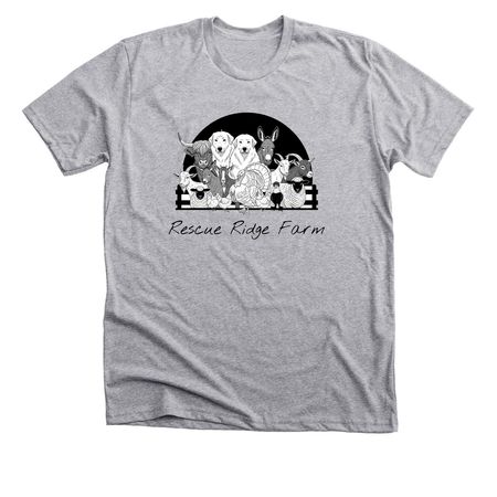 Rescue Ridge Farm Shirts, a Athletic Heather Premium Unisex Tee