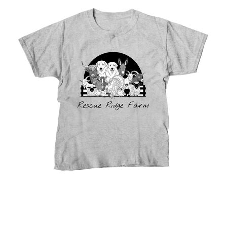 Rescue Ridge Farm Shirts, a Sport Grey Youth Unisex Tee