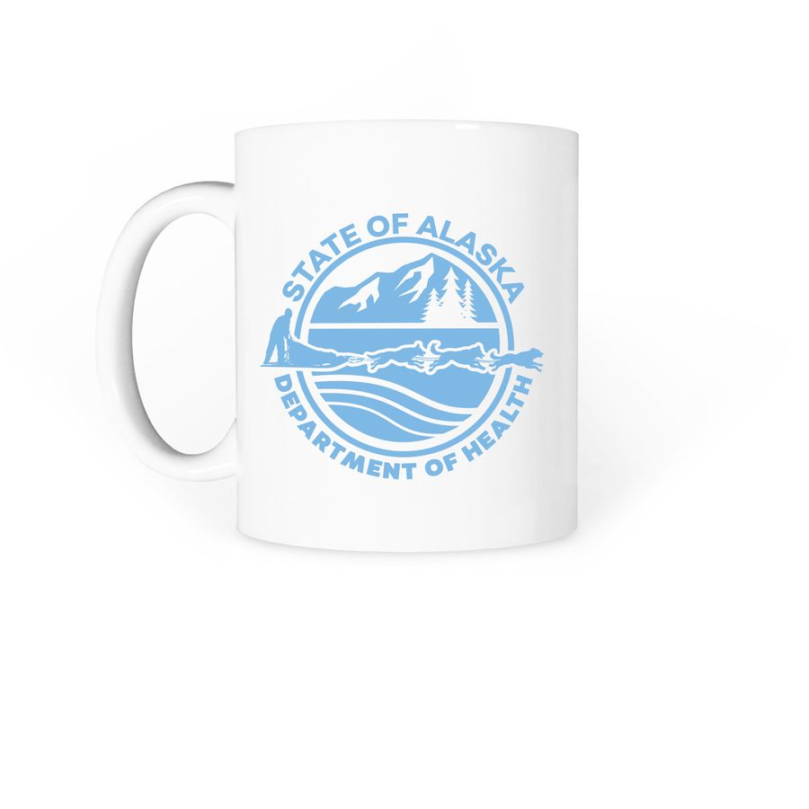 Mugs, a White Coffee Mug (back-view)