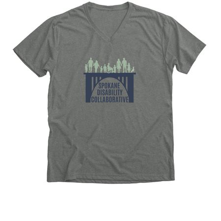 Spokane Disability Collaborative&nbsp;, a Deep Heather Premium V-Neck Tee