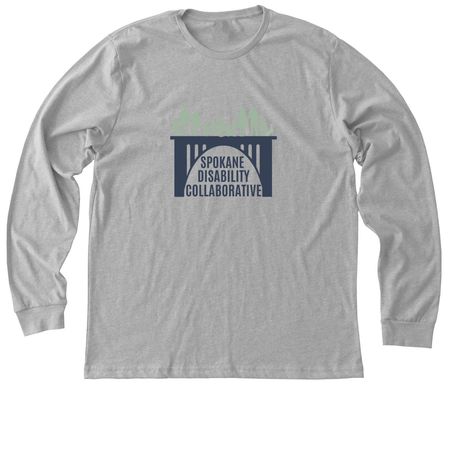 Spokane Disability Collaborative&nbsp;, a Athletic Heather Premium Long Sleeve Tee