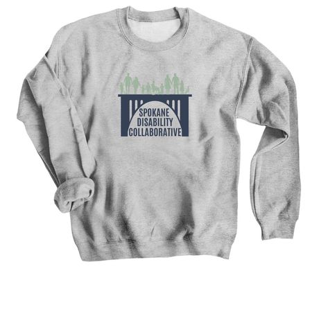 Spokane Disability Collaborative&nbsp;, a Sport Grey Crewneck Sweatshirt