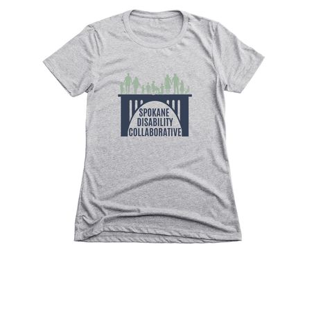 Spokane Disability Collaborative&nbsp;, a Dark Heather Grey Women's Slim Fit Tee