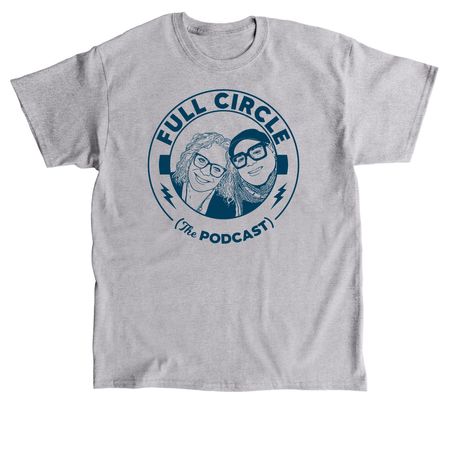 Full Circle (the Podcast) - Linework Logo Tee, a Sport Grey Classic Unisex Tee