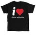 I love chicks with dicks tee shit, a Black Classic Unisex Tee
