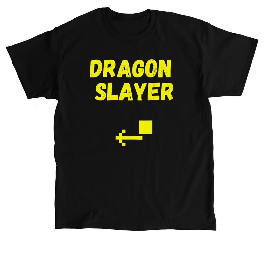 Dragon Slayer, a Black Classic Unisex Tee