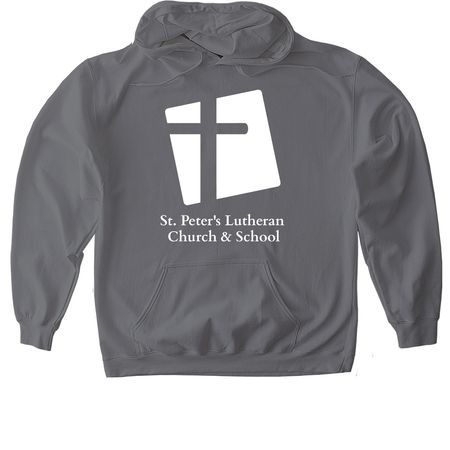 St. Peter's Logo Shirts & Sweaters, a Charcoal Gildan Softstyle Pullover Hoodie