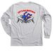 Let?s Go Buffalo, a Sport Grey Classic Long Sleeve Tee (back-view)