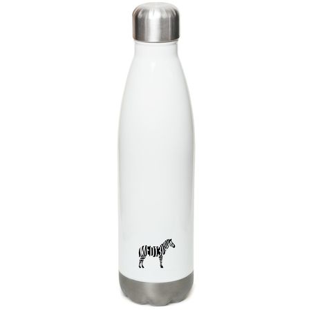 Hydration Station, a White Stainless Steel Water Bottle