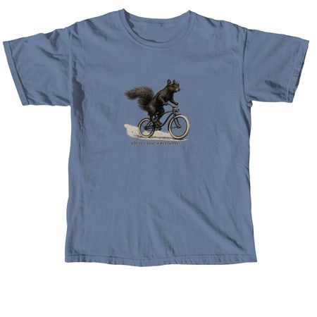off to cause a kerfuffle., a Blue Jean Comfort Colors Unisex Tee