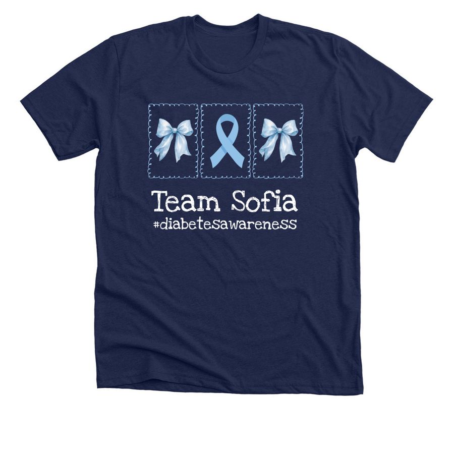 Team Sofia!, a Solid Navy Blend Premium Unisex Tee