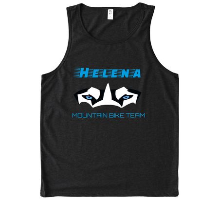 Shirts & Hoodies | Fast Letters | Front Logo, a Deep Black Allmade Eco Triblend Tank