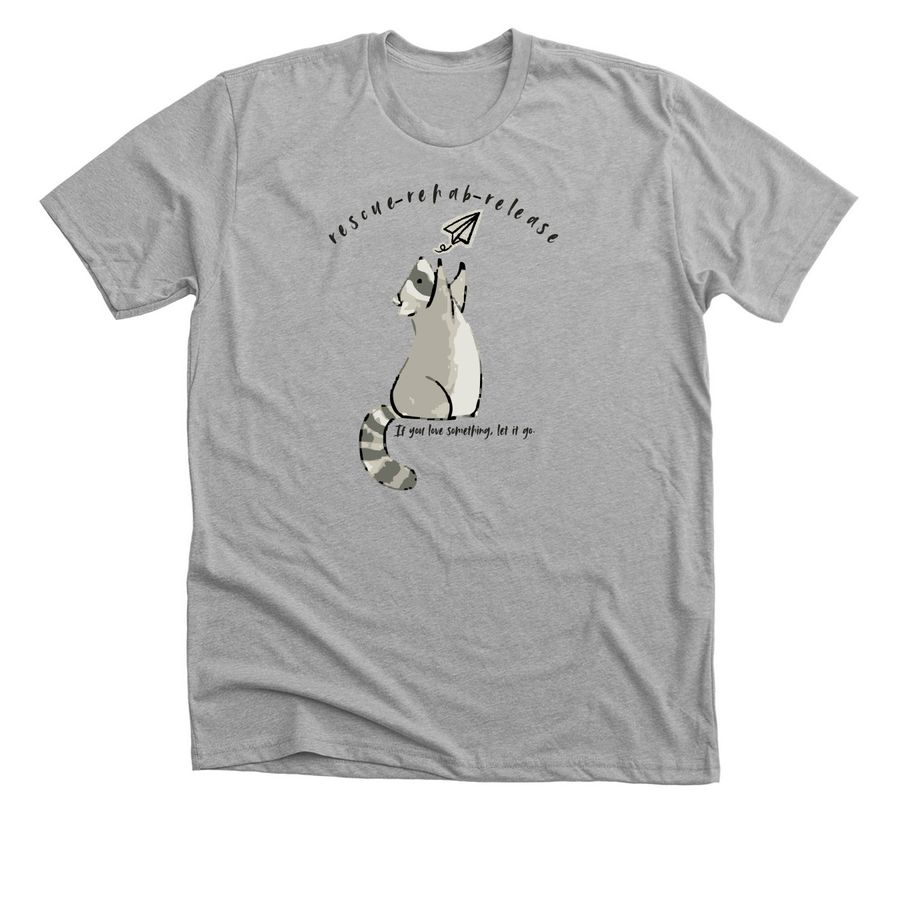 rescue-rehab-release, a Athletic Heather Premium Unisex Tee
