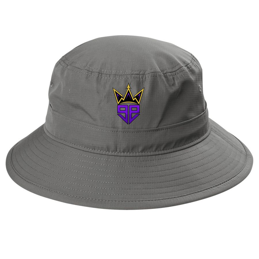 99ELITE LAUNCH HAT, a Sterling Grey Printed UV Bucket Hat