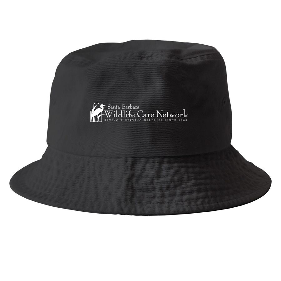 SBWCN Hats, a Black Printed Bucket Hat