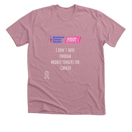 Never Alone, a Heather Orchid Premium Unisex Tee