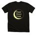 Stoic Moon, a Solid Black Blend Premium Unisex Tee