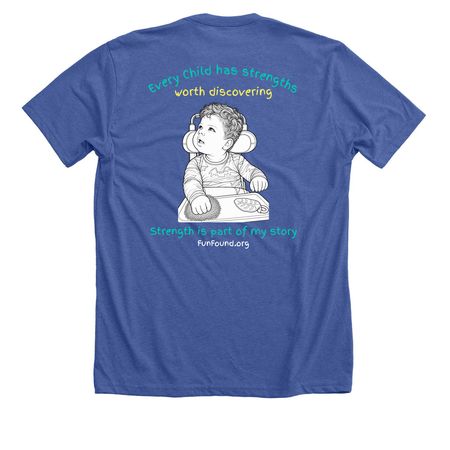 Strength is part of my story, a Solid True Royal Premium Unisex Tee