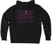 PINK MENTAL HEALTH merch, a Black Nike Club Fleece Pullover Hoodie (back-view)