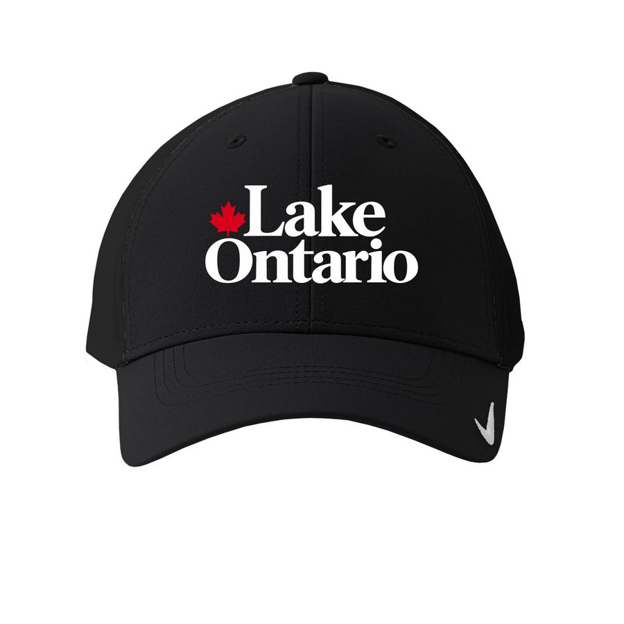 lake ontario hat, a Black Printed Nike Dri-FIT Legacy Performance Cap