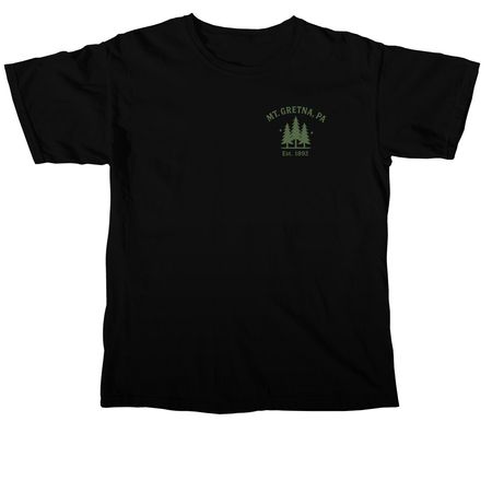 Mt Gretna, a Black Comfort Colors Unisex Tee