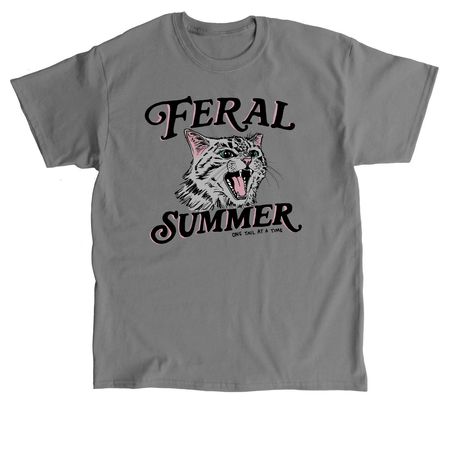 Feral Summer, a Charcoal Classic Unisex Tee