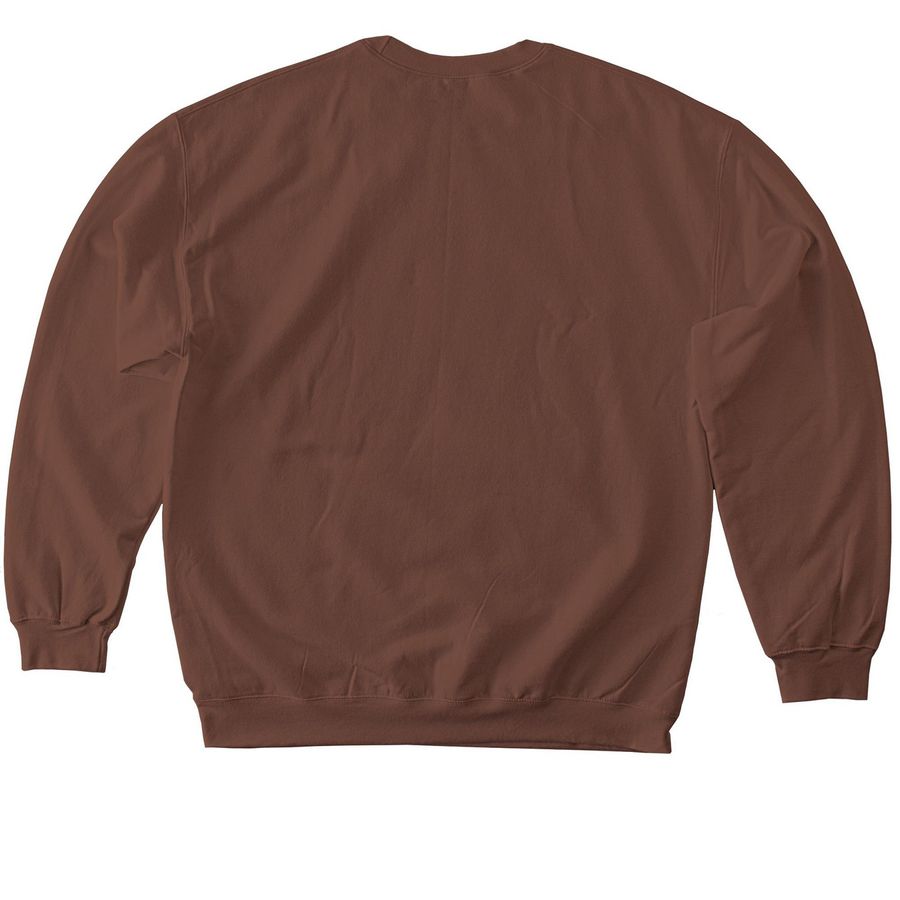 Romans 3:24, a Cocoa Softstyle Crewneck Sweatshirt (back-view)