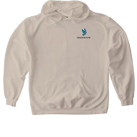 Freedom Now T-Shirts and Hoodies, a Sand Gildan Softstyle Pullover Hoodie