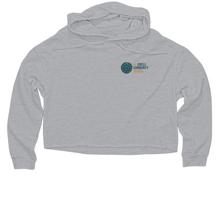 Hands of The Potter, a Grey Heather Women?s Lightweight Cropped Hoodie