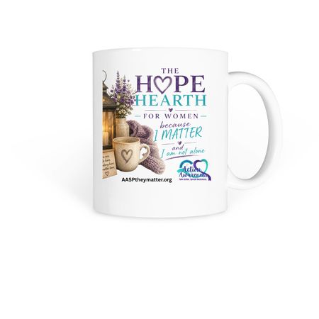 The Hope Hearth Campaign, a White Coffee Mug