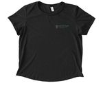 Arrive to Toronto in Style!, a Space Black Allmade Eco Triblend Women?s Scoop Neck Tee (back-view)